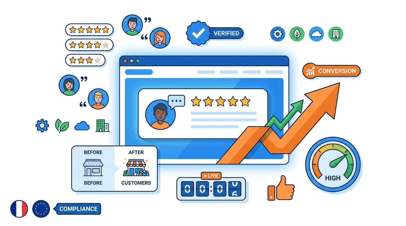 Social proof : afficher les avis et témoignages qui convertissent en 2026